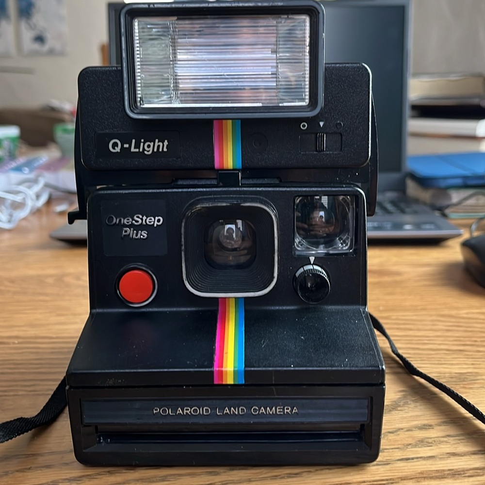 Vintage Polaroid Rainbow 2351 One Step Plus Land Camera INCLUDING O-Light - Picture 2 of 14